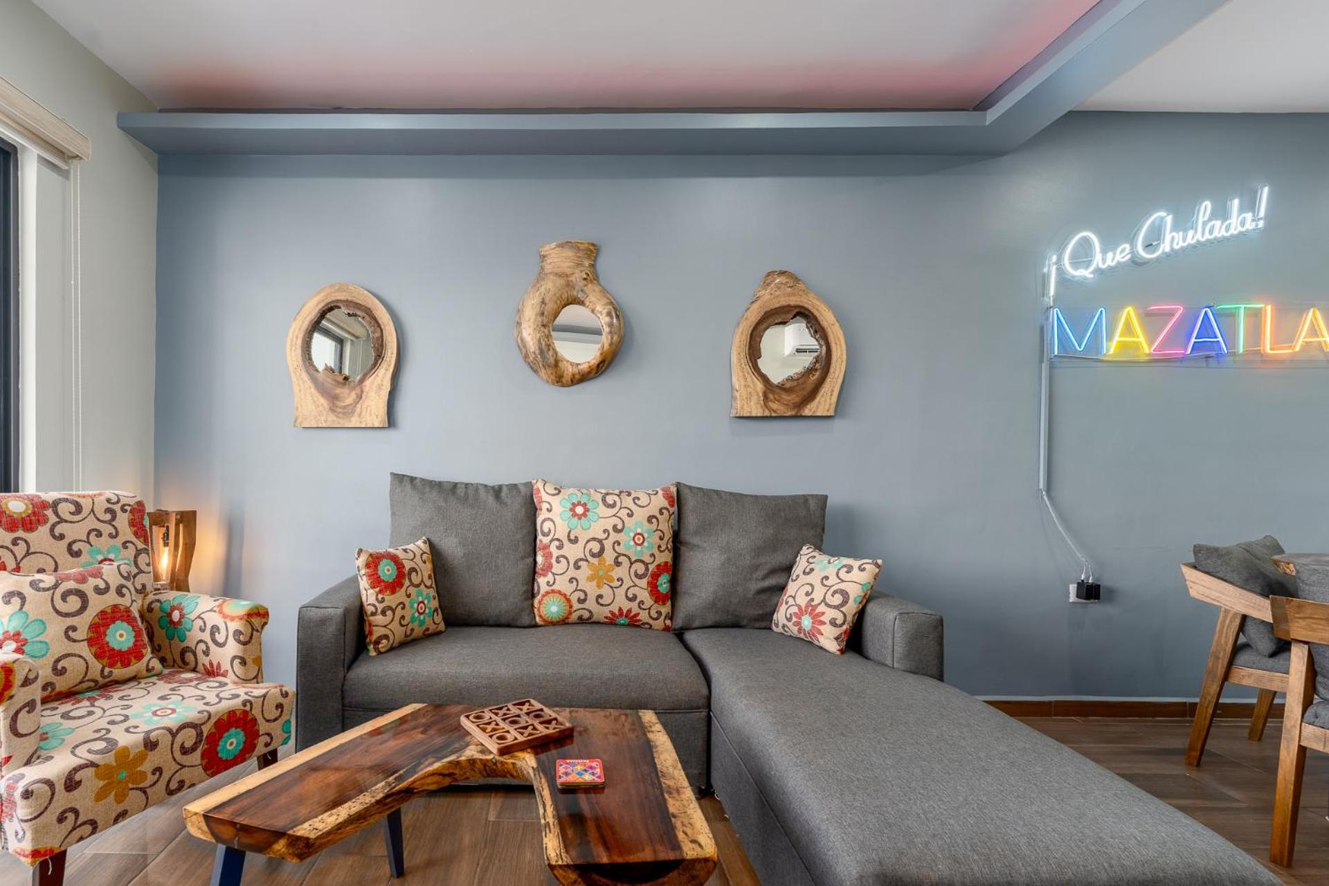 New & Comfy, 5 Star Area, Walk 2 Beach, Pool, Views, King Bed Масатлан Экстерьер фото